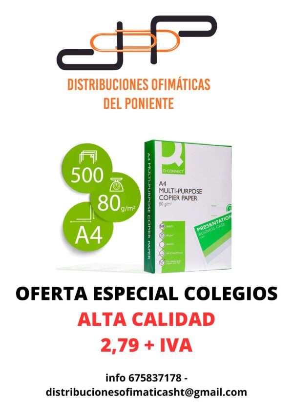 PAPEL CONNECT folios A4