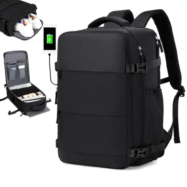 Mochila viaje cabina avion 40x20x25 para Ryanair Hombre mujer multifuncional Bolsillo Antirrobo mochila de viaje 20L