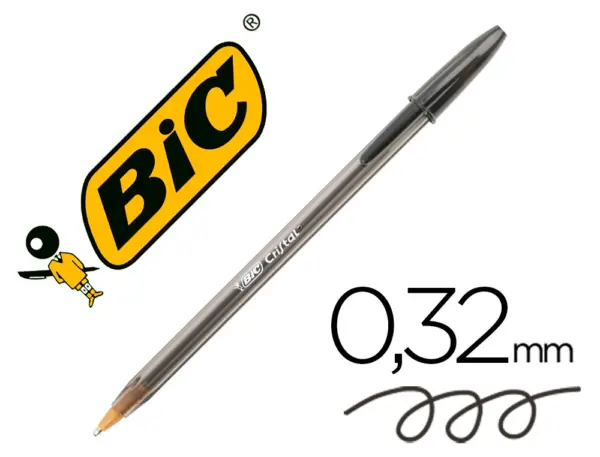 BOLIGRAFO BIC CRISTAL NEGRO